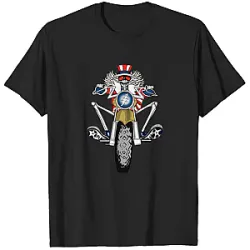 Grateful Dead T-Shirt - Rider Skeleton Vintage Design