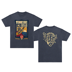 Tennessee Dead Skeleton Guitar Back LA 2005 Grateful Dead T-Shirt