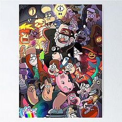 Gravity Falls and Friends Poster