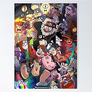 Gravity Falls and Friends Poster