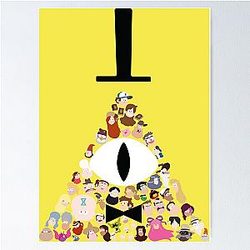 Gravity Falls Characters Poster