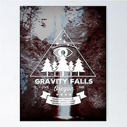 Visit Gravity Falls, Oregon! Poster