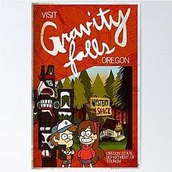 Visit Gravity Falls Poster