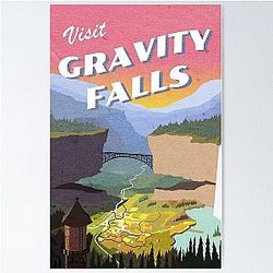 Visit Gravity Falls Poster