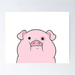 Gravity Falls Waddles Poster