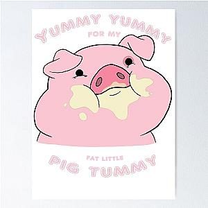 Waddles the Pig From Gravity Falls Poster