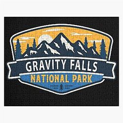 Gravity Falls National Park-Vintage Jigsaw Puzzle