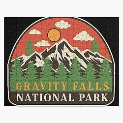 Gravity Falls National Park - Vintage Jigsaw Puzzle