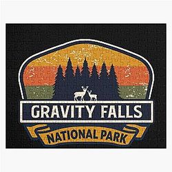 Gravity Falls National Park-Vintage Jigsaw Puzzle