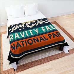 Gravity Falls National Park Comforter