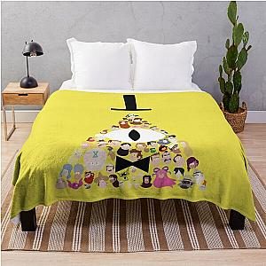 Gravity Falls Characters Throw Blanket