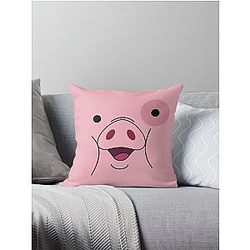 Gravity Falls Waddles Print Throw Pillow