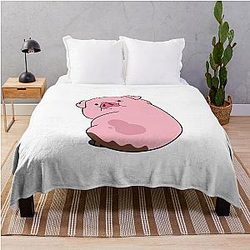 Waddles Gravity Falls Throw Blanket