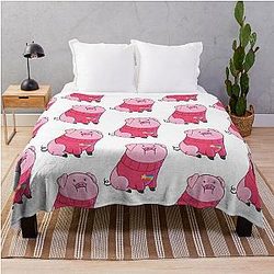 Waddles Gravity Falls Throw Blanket