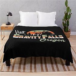 Gravity Falls T-ShirtVisit Gravity Falls  Throw Blanket