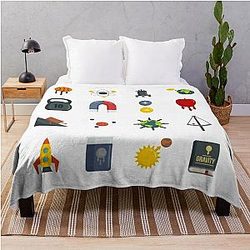 Gravity Falls Icons Throw Blanket