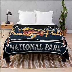 Gravity Falls National Park Throw Blanket
