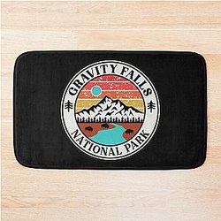 Gravity Falls National Park-Vintage Bath Mat