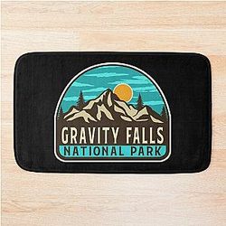 Gravity Falls National Park-Vintage Bath Mat