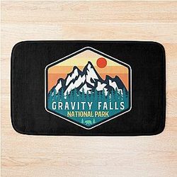 Gravity Falls National Park Bath Mat