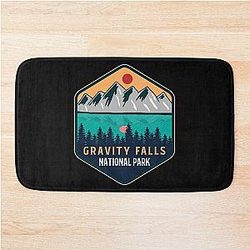 Gravity Falls National Park Bath Mat