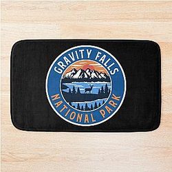 Gravity Falls National Park Bath Mat