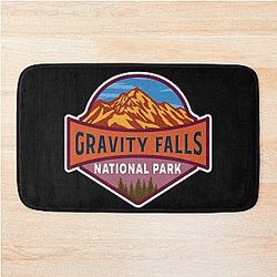 Gravity Falls National Park Bath Mat