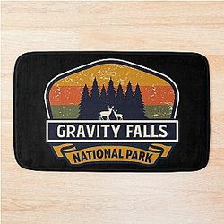 Gravity Falls National Park-Vintage Bath Mat