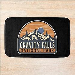 Gravity Falls National Park Bath Mat