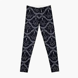 BILL CIPHER Gravity Falls wallpaper pattern Leggings