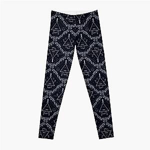 BILL CIPHER Gravity Falls wallpaper pattern Leggings