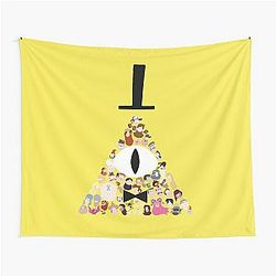 Gravity Falls Characters Tapestry