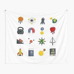 Gravity Falls Icons Tapestry
