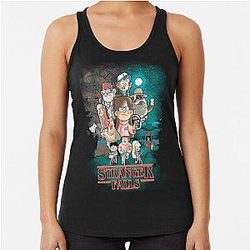 Gravity Falls T-ShirtStranger falls Racerback Tank Top