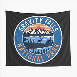 Gravity Falls National Park Tapestry