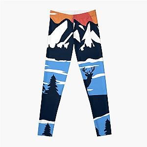Gravity Falls National Park Leggings