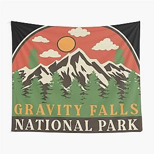 Gravity Falls National Park - Vintage Tapestry