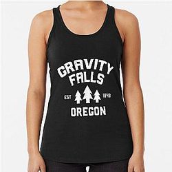 Gravity Falls Oregon Racerback Tank Top