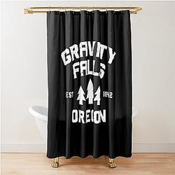Gravity Falls Oregon Shower Curtain