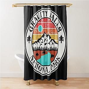 Gravity Falls National Park-Vintage Shower Curtain