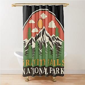Gravity Falls National Park - Vintage Shower Curtain
