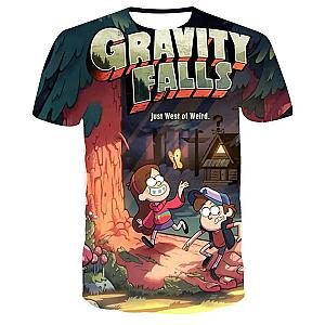 Gravity Falls Cartoon Graphic 3D T-Shirts