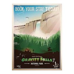 National Park TTPM1501 Gravity Falls Posters