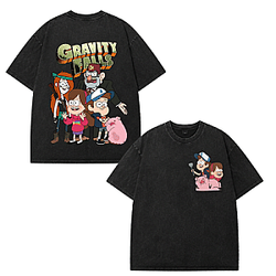 Mystery Shack DTNK0107 Washed Gravity Falls T-Shirts