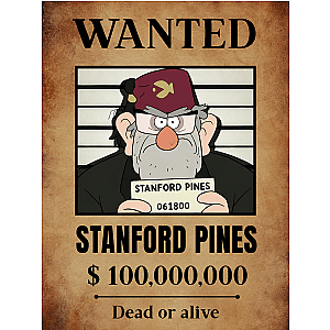Stanford Pines One Hundred Million DTNK0307 Gravity Falls Posters