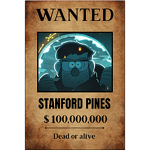 Stanford Pine Green Nights DTNK0307 Gravity Falls Posters