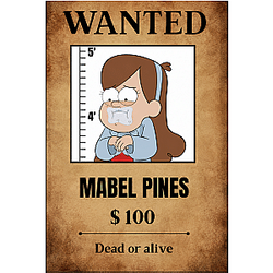 Mabel Pines DTNK0307 Gravity Falls Posters