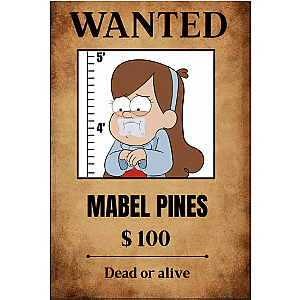 Mabel Pines DTNK0307 Gravity Falls Posters