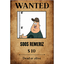 Soos Remeriz DTNK0307 Gravity Falls Posters