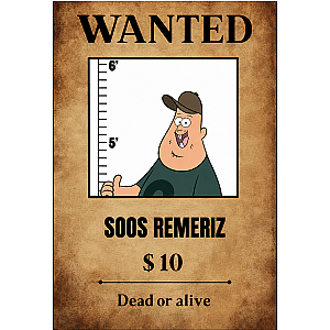 Soos Remeriz DTNK0307 Gravity Falls Posters